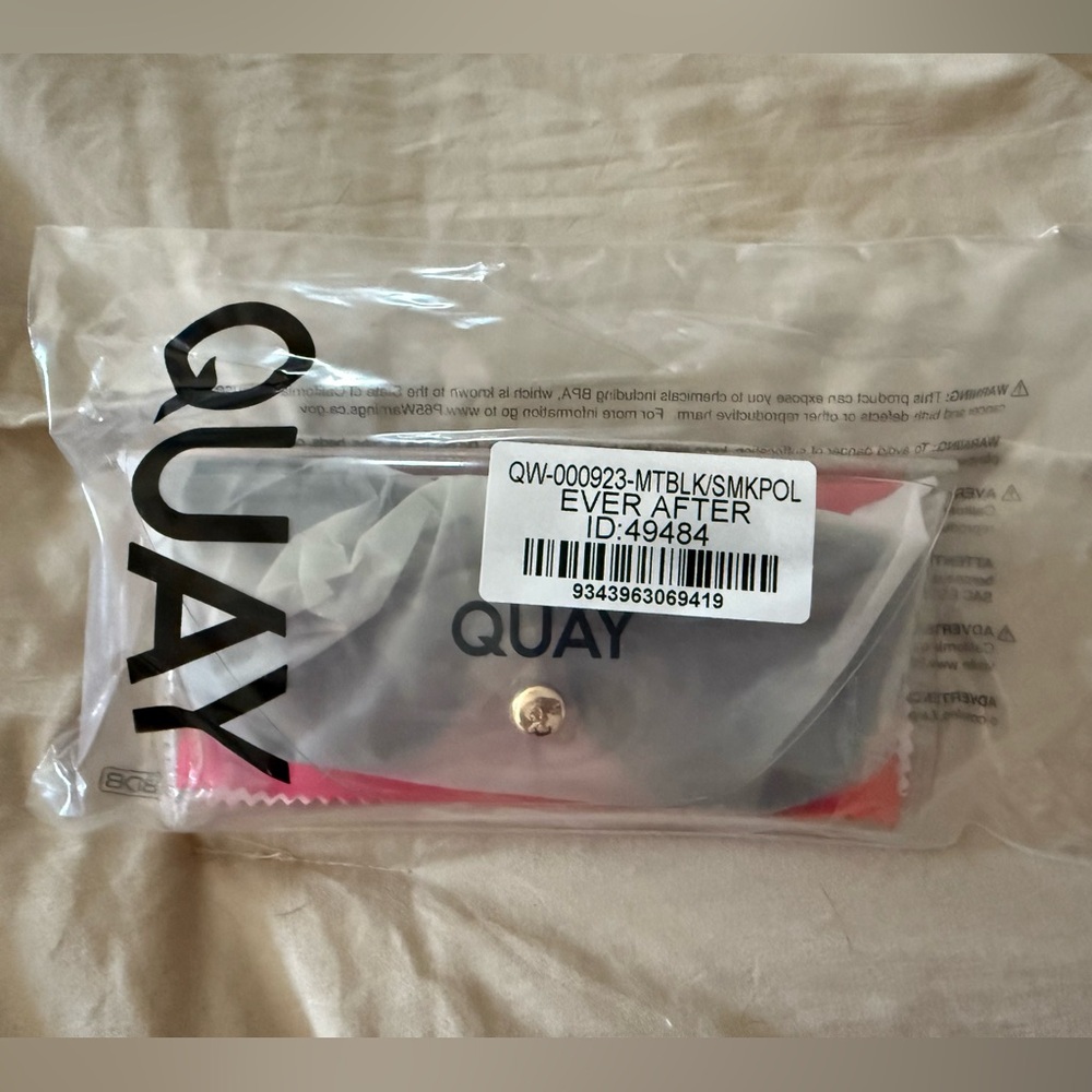 Quay Ever After Polarized Matte Black Sunglasses - Picture 8 of 9